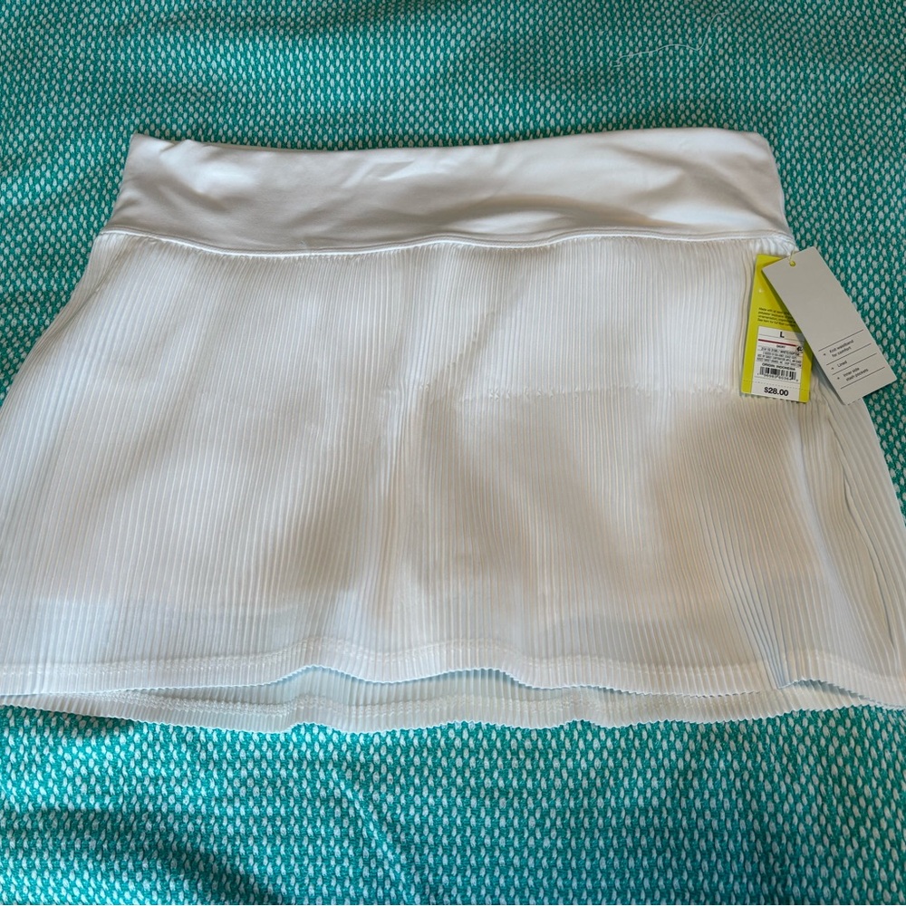 All in Motion White Skater Mini Skirt for Athletic Activities
